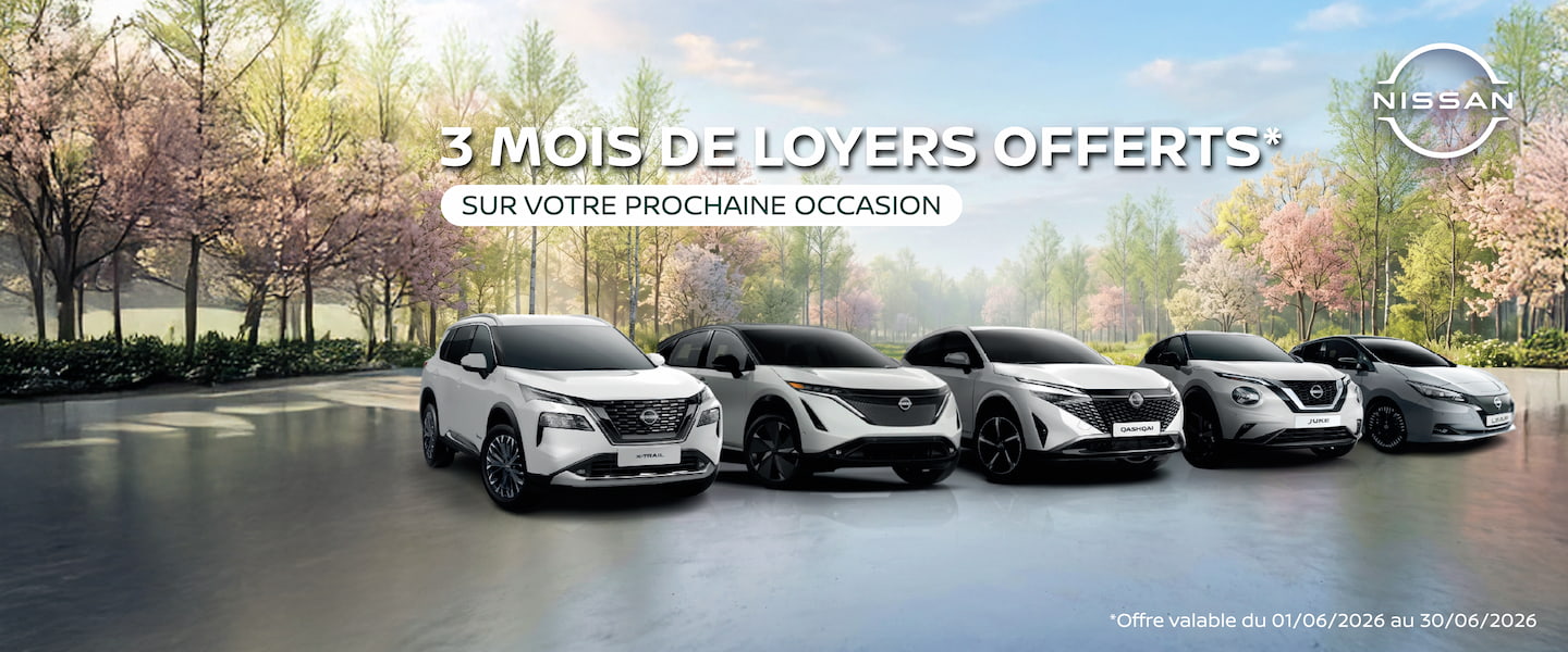  3 mois de loyers offerts sur votre prochaine occasion